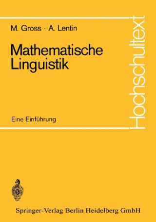Book Mathematische Linguistik Maurice Gross