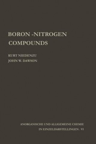 Kniha Boron-Nitrogen Compounds Kurt Niedenzu