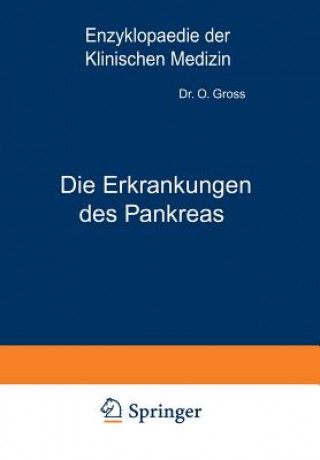 Buch Die Erkrankungen Des Pankreas O. Groß