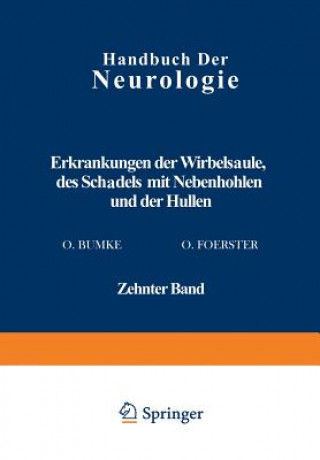 Knjiga Erkrankungen Der Wirbels ule Des Sch dels Mit Nebenh hlen Und Der H llen N. Antoni