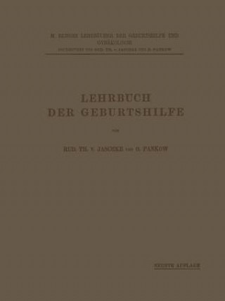 Buch Lehrbuch Der Geburtshilfe Rud. Th. V. Jaschke