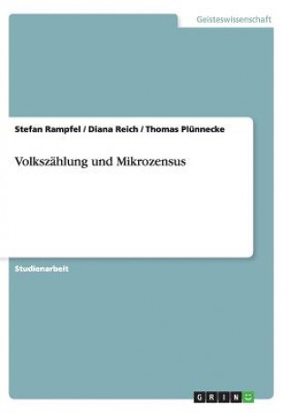 Kniha Volkszahlung und Mikrozensus Stefan Rampfel