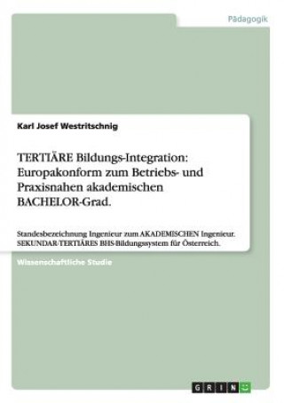 Книга TERTIAERE Bildungs-Integration Karl Josef Westritschnig