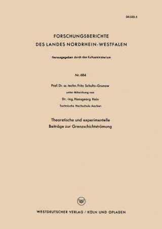 Kniha Theoretische Und Experimentelle Beitr ge Zur Grenzschichtstr mung Fritz Schultz-Grunow