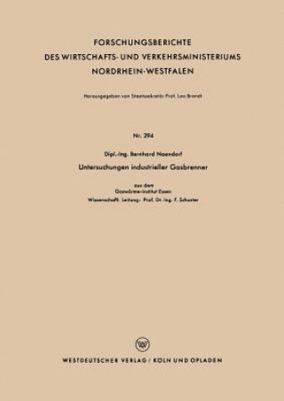 Carte Untersuchungen Industrieller Gasbrenner Bernhard Naendorf