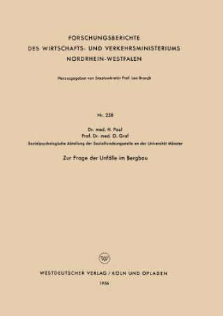 Книга Zur Frage Der Unf lle Im Bergbau Helmut Paul