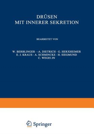 Kniha Drusen mit Innerer Sekretion C. Berblinger