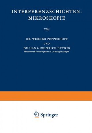 Kniha Interferenzschichten-Mikroskopie Werner Pepperhoff