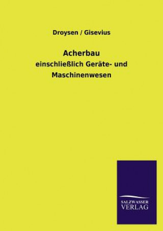 Книга Acherbau roysen