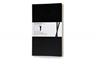 Könyv Moleskine Volant Large Plain Black 2-set Moleskine