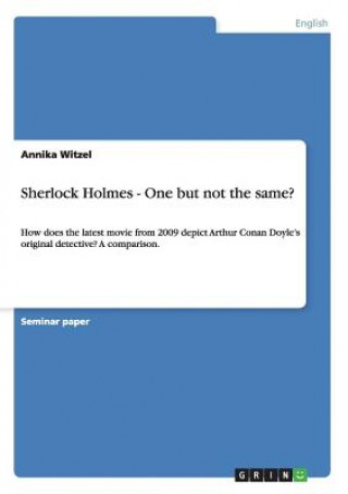 Kniha Sherlock Holmes - One but not the same? Annika Witzel