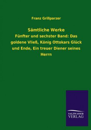 Книга Samtliche Werke Franz Grillparzer