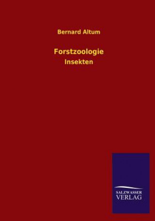 Book Forstzoologie Bernard Altum