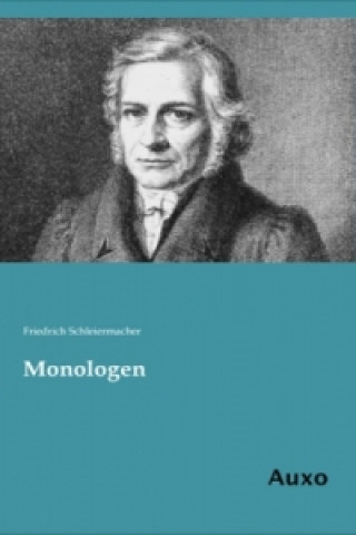 Knjiga Monologen Friedrich Schleiermacher