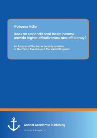 Buch Does an Unconditional Basic Income Provide Higher Effectiveness and Efficiency? an Analysis of the Social Security Systems of Germany, Sweden and the Wolfgang Müller