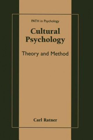 Buch Cultural Psychology Carl Ratner