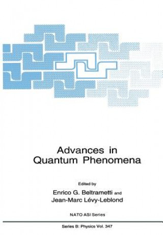 Könyv Advances in Quantum Phenomena Enrico G. Beltrametti