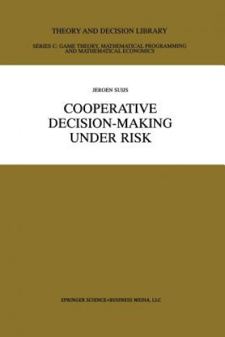 Könyv Cooperative Decision-Making Under Risk Jeroen Suijs