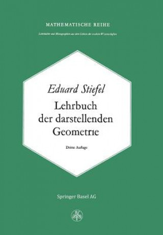 Carte Lehrbuch Der Darstellenden Geometrie E. Steifel