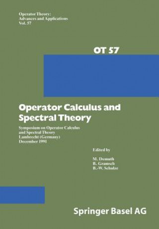 Książka Operator Calculus and Spectral Theory M. Demuth