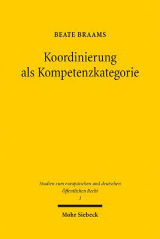 Book Koordinierung als Kompetenzkategorie Beate Braams