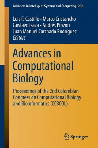 Kniha Advances in Computational Biology Luis F. Castillo