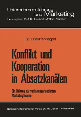 Könyv Konflikt Und Kooperation in Absatzkan len Hartwig Steffenhagen