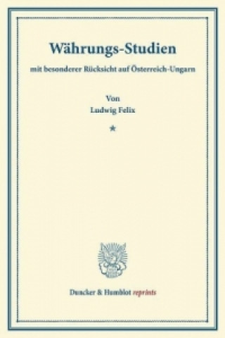 Carte Währungs-Studien Ludwig Felix