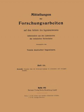 Carte Mitteilungen UEber Forschungsarbeiten Insbesondere Aus Den Laboratorien Der Technischen Hochschulen Heinrich Hochschild