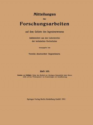 Carte Mitteilungen UEber Forschungsarbeiten Auf Dem Gebiete Des Ingenieurwesens Insbesondere Aus Den Laboratorien Der Technischen Hochschulen Emil J. Constam