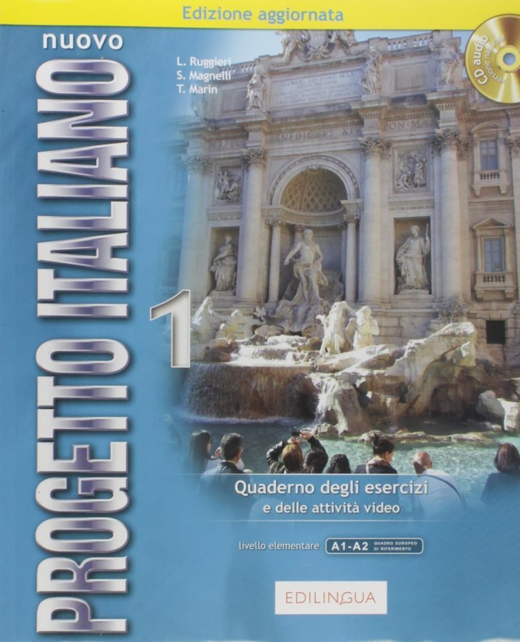 Knjiga Nuovo Progetto Italiano 1 Workbook & CD Telis Marin
