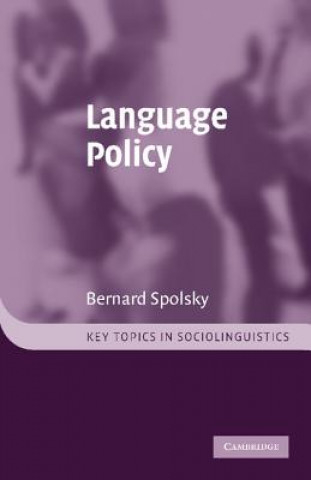 Buch Language Policy Bernard Spolsky