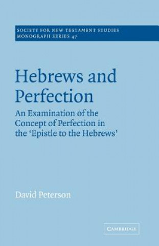 Kniha Hebrews and Perfection David Peterson