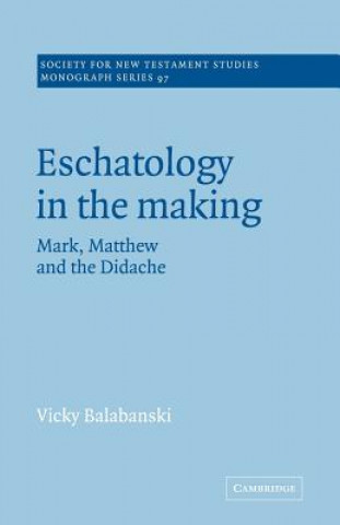 Kniha Eschatology in the Making Victoria Balabanski