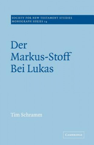 Книга Der Markus-Stoff Bei Lukas Tim Schramm