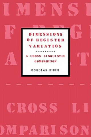 Könyv Dimensions of Register Variation Douglas Biber