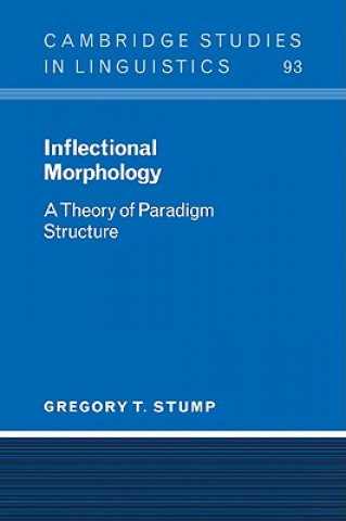 Книга Inflectional Morphology Gregory T. Stump