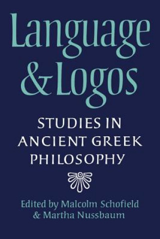 Kniha Language and Logos Malcolm SchofieldMartha Craven Nussbaum