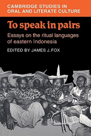 Kniha To Speak in Pairs James J. Fox