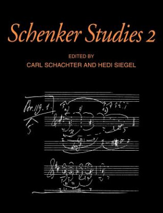 Książka Schenker Studies 2 Carl SchachterHedi Siegel