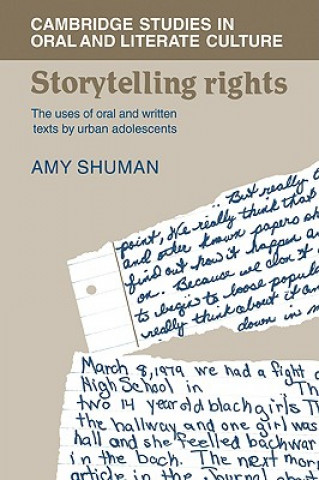 Kniha Storytelling Rights Amy Shuman