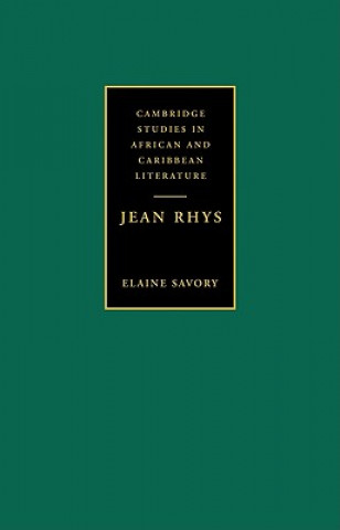 Książka Jean Rhys Elaine Savory