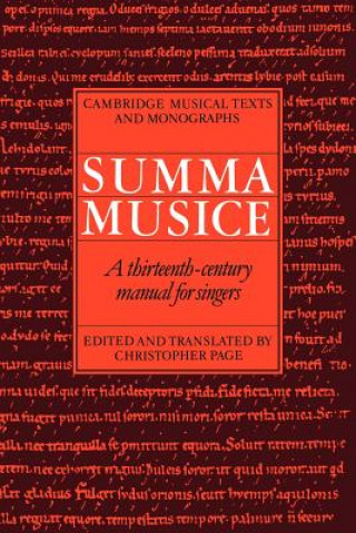 Kniha Summa Musice Christopher Page