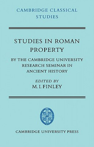 Carte Studies in Roman Property Moses I. Finley