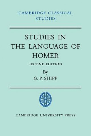 Buch Studies in The Language of Homer G. P. Shipp