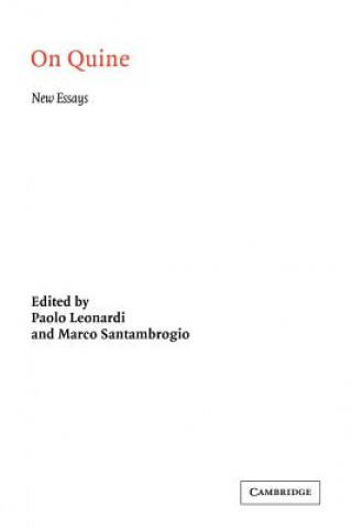 Buch On Quine Paolo LeonardiMarco Santambrogio