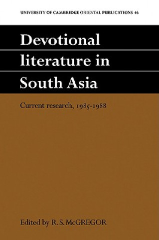 Książka Devotional Literature in South Asia R. S. McGregor