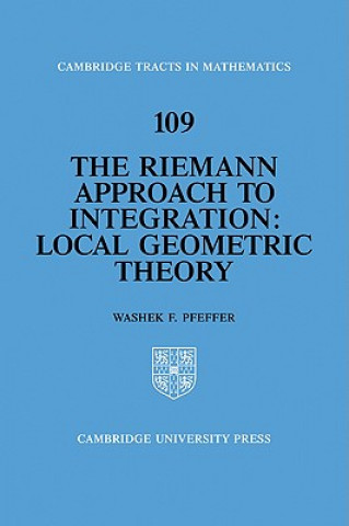 Książka Riemann Approach to Integration Washek F. Pfeffer