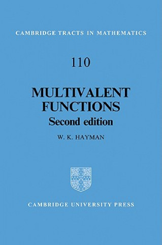 Carte Multivalent Functions W. K. Hayman