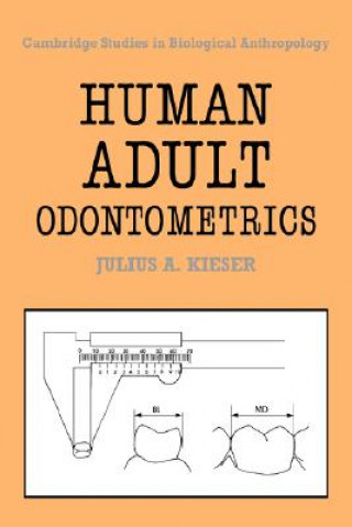 Kniha Human Adult Odontometrics Julius A. Kieser